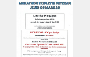 Marathon mixte vétérans