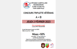 CONCOURS X3 VÉTERANS A+B