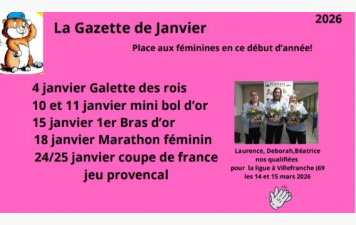 Gazette de Janvier 2026